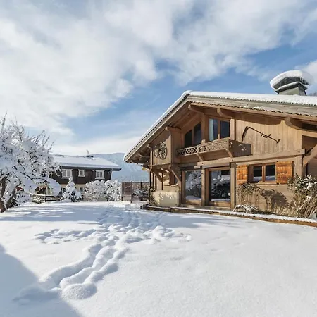 Chalet Grosse Pierre 180m2 Cheminee Jacuzzi Vue Taconnaz
